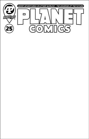 Planet Comics (2020) issue 25-B Blank/Sketch Cover