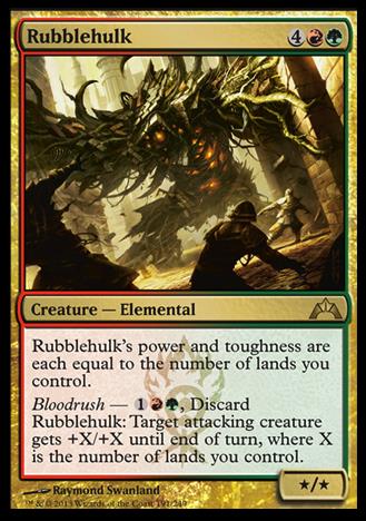 Magic the Gathering: Gatecrash (Base Set) card 191 Rubblehulk