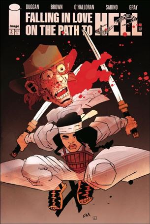 Falling in Love on the Path to Hell issue 5-B Frank Miller 1:10 Cover