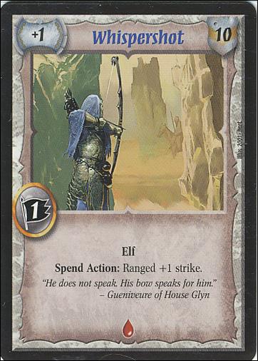 Warlord: Saga of the Storm card 51 Whispershot