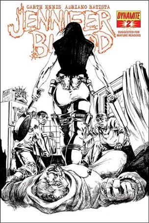 Jennifer Blood (2011) issue 2-G Jonathan Lau 1:25 Sketch Cover