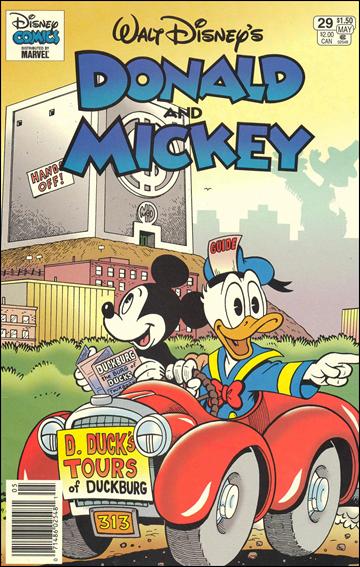 Walt Disney's Donald and Mickey issue 29-B Marvel Cover