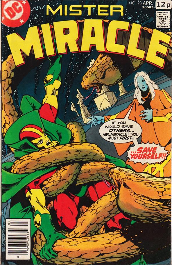 Mister Miracle (1971) issue 23-B UK Price Cover
