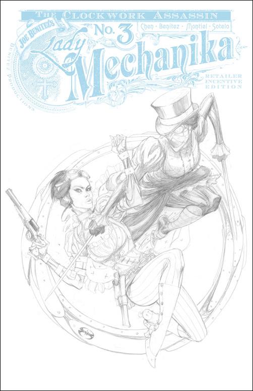 Lady Mechanika: The Clockwork Assassin issue 3-C 1:10 Sketch Cover