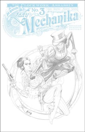 Lady Mechanika: The Clockwork Assassin issue 3-C 1:10 Sketch Cover