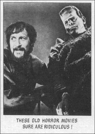 Creature Feature (Base Set) card 116 These old horror movies sure are ridiculous!