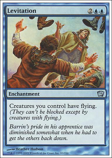 Magic the Gathering: 9th Edition (Base Set) card 83 Levitation