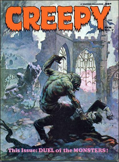 Creepy issue 7 Frazetta Cover