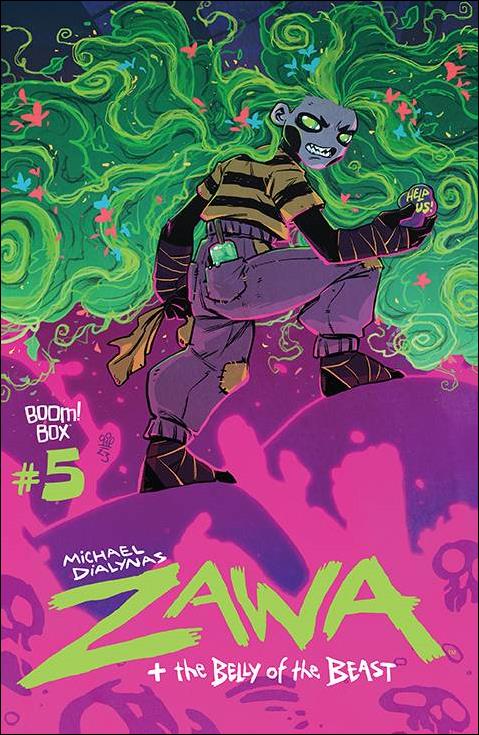 Zawa + The Belly of the Beast issue 5 Michael Dialynas Cover