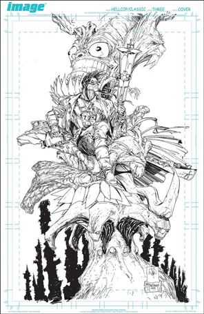 Hellcop (2021) issue 3-D Whilce Portacio Sketch Cover