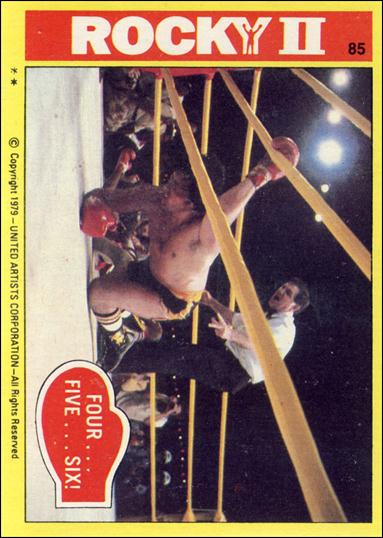 Rocky II (Base Set) card 85 Four... Five... Six!