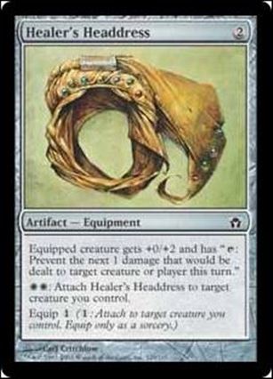Magic the Gathering: Fifth Dawn (Base Set) card 129 Healer's Headdress