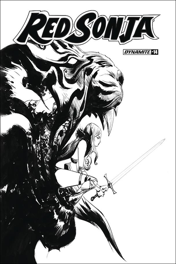 Red Sonja (2019) issue 14-L Jae Lee 1:20 Black and White Cover