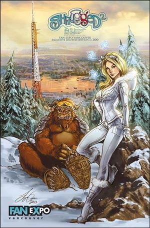 Shrugged (2013) issue 2-D Siya Oum Fan Expo Cover Vancouver 1/200