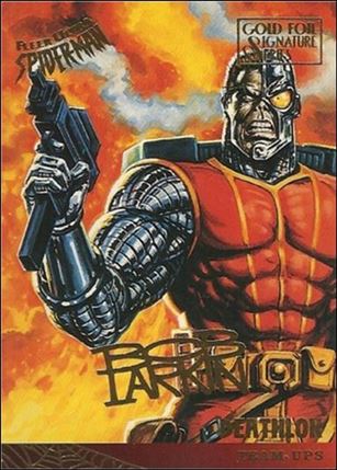 Fleer Ultra Spider-Man (Gold-Foil Signature Parallel Base Set) card 114