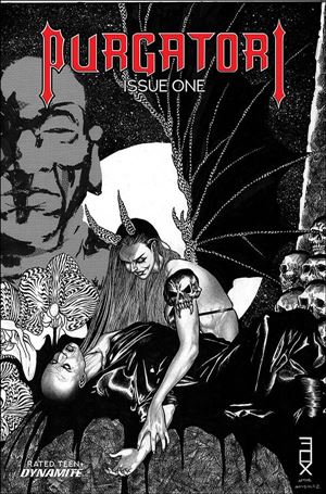 Purgatori (2021) issue 1-K Russell Fox 1:15 Black & White Cover