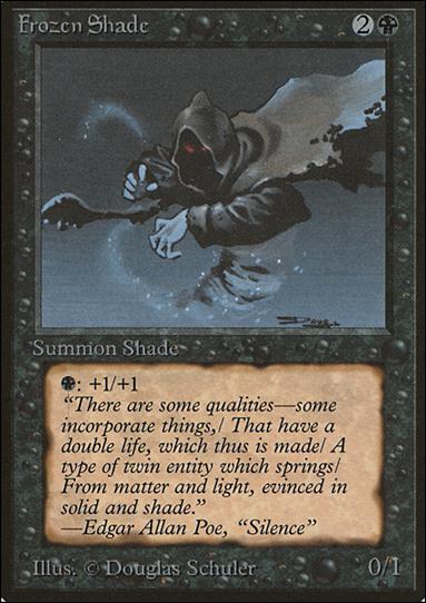 Magic the Gathering: Limited Edition Beta (Base Set) card 110 Frozen Shade