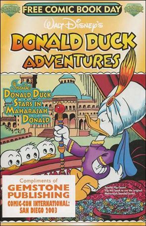 Walt Disney's Donald Duck Adventures - Free Comic Book Day issue 1-D San Diego Comic-Con Cover