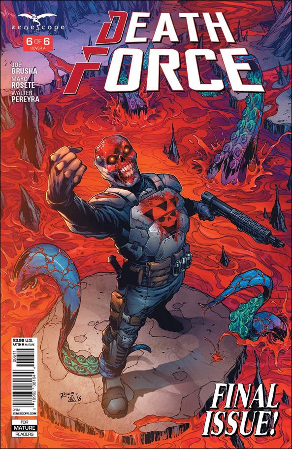 Death Force issue 6 Ian Richardson Cover