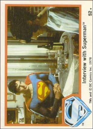 Superman (Movie) Series 1 (Base Set) card 52 Interview with Superman