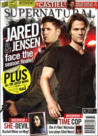 Supernatural Official Magazine issue 33 Newsstand Cover
