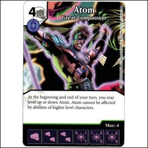 DC Comics Dice Masters War of Light card 75 Atom: Great Compassion 