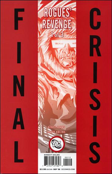 Final Crisis: Rogues' Revenge issue 1-C Scott Kolins Red "Sliver" Cover (2nd Printing)