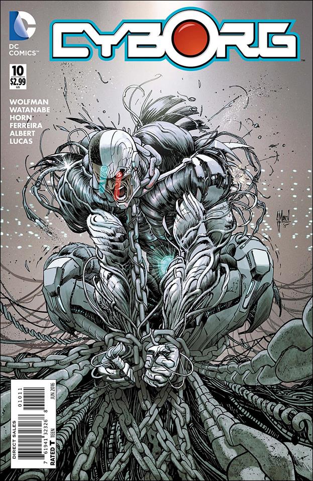 Cyborg (2015) issue 10 Guillem March Cover