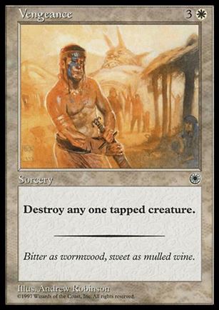 Magic the Gathering: Portal (Base Set) card 36 Vengeance