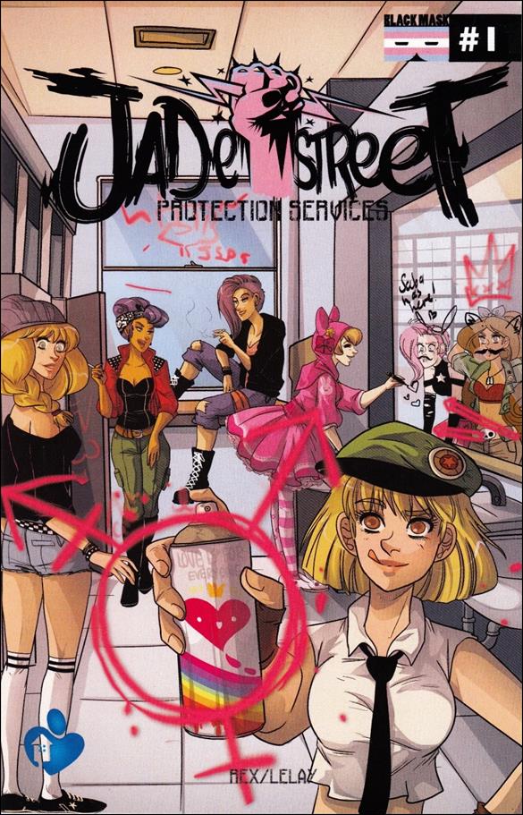 Jade Street Protection Services issue 1-D Eva Cabrera Transcend Benefit HeroesCon Cvr 1/50