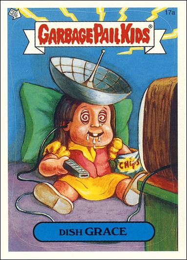Garbage Pail Kids All-New Series 2 (Base Set)   card 17a Dish Grace