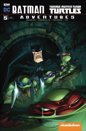 Batman/Teenage Mutant Ninja Turtles Adventures issue 5-C Jeff Matsuda 1:10 Cover