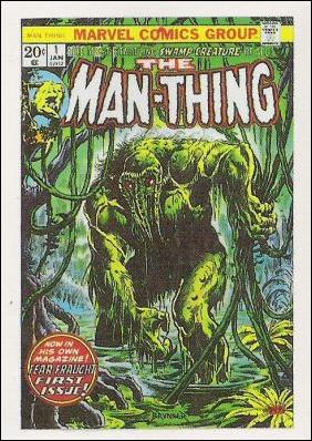 Marvel Super Heroes First Issue Covers (Base Set) card 30 Man-Thing