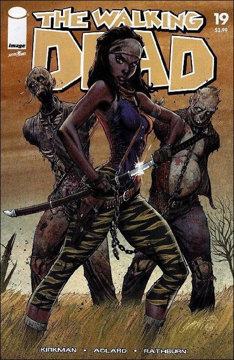 Walking Dead (2003) issue 19-C Unbagged J. Scott Campbell Color Cover