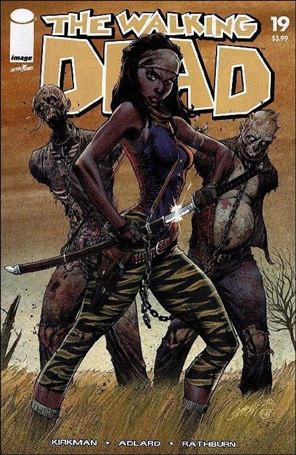 Walking Dead (2003) issue 19-C Unbagged J. Scott Campbell Color Cover