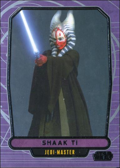 Star Wars Galactic Files (Base Set) card 65 Shaak Ti Jedi Master