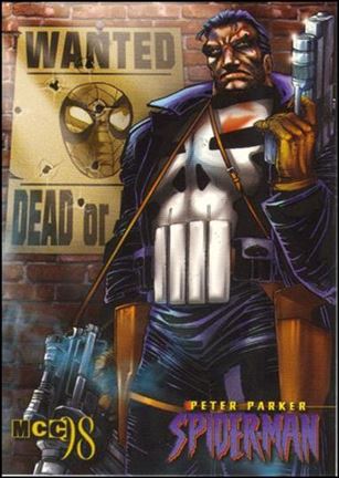 Marvel Creators Collection '98 (Base Set) card 3 Peter Parker, Spider-Man: Punisher