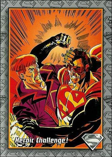 Return of Superman (Base Set) card 23 Heroic Challenge! 