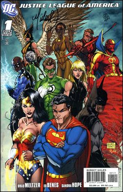 Justice League of America (2006) issue 1-I DF Michael Turner Cover (Signed by Turner) 1/499