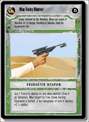 Star Wars: Jabba's Palace Limited (Base Set) card 179 Mos Eisley Blaster