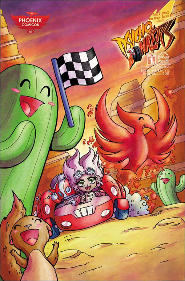 Psycho Bonkers issue 1-E Agnes Garbowska Phoenix Comicon Cover 1/200