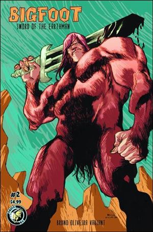 Bigfoot: Sword of the Earthman (2015) issue 2-B Bruno Oliveira Cover 1/1500