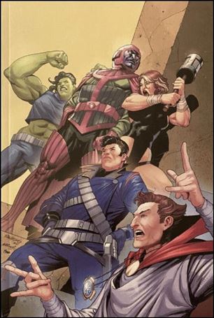 Marvel Tales: The Last Avengers Story issue 1-B 1:50 Virgin Cover