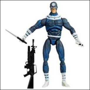Marvel Universe (Series 1) figure 010-B Bullseye - Loose