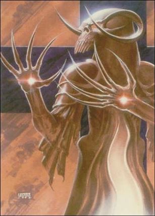 Joseph Michael Linsner: Dawn & Beyond (Base Set) card 52 Angry Christ #2
