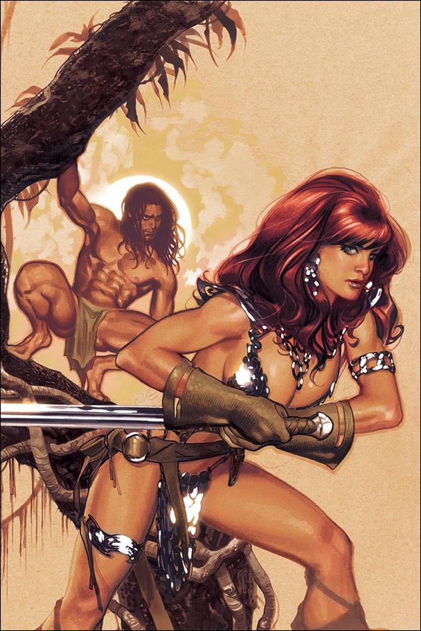 Red Sonja / Tarzan issue 1-J Adam Hughes 1:50 Virgin Cover