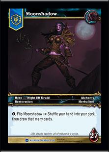 World of Warcraft: Heroes of Azeroth (Oversized Hero Subset) card 6 Moonshadow