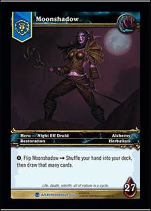 World of Warcraft: Heroes of Azeroth (Oversized Hero Subset) card 6 Moonshadow
