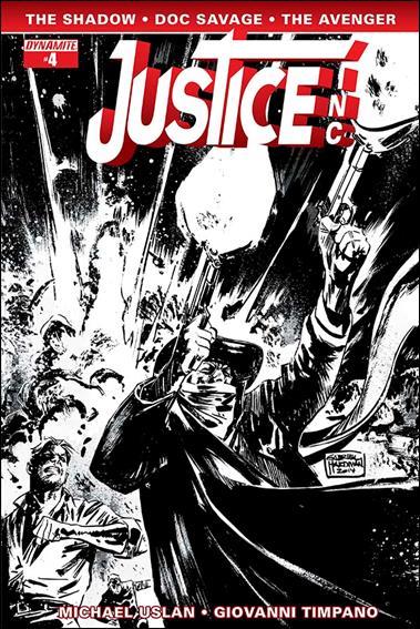 Justice, Inc. (2014) issue 4-E Gabriel Hardman 1:10 Black & White Cover