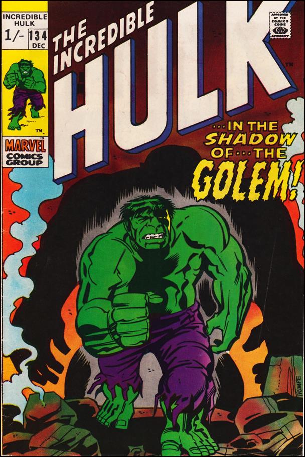 Incredible Hulk (1968) issue 134-B UK Price Cover